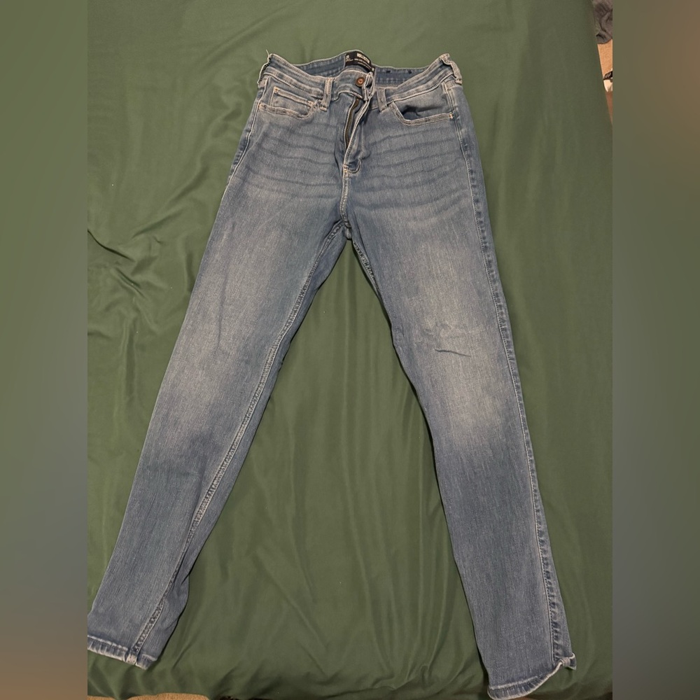 Hollister High-Rise Super Skinny Jeans - Blue